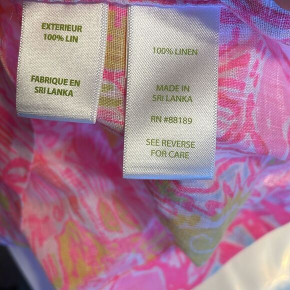 Lilly Pulitzer Sarasota Tunic Dress Linen - Picture 5 of 9